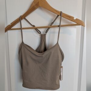 NWT SKIMS Signature Swim Cami Top Size M Color Desert